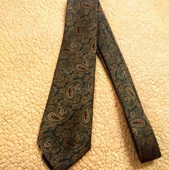 Oscar de la Renta paisley tie *5 - Picture 3 of 3